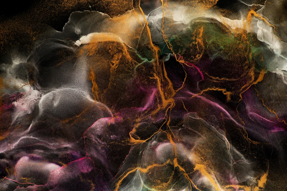 Tablou canvas: Explozie de Culori și Texturi Abstracte - Thumbnail 2