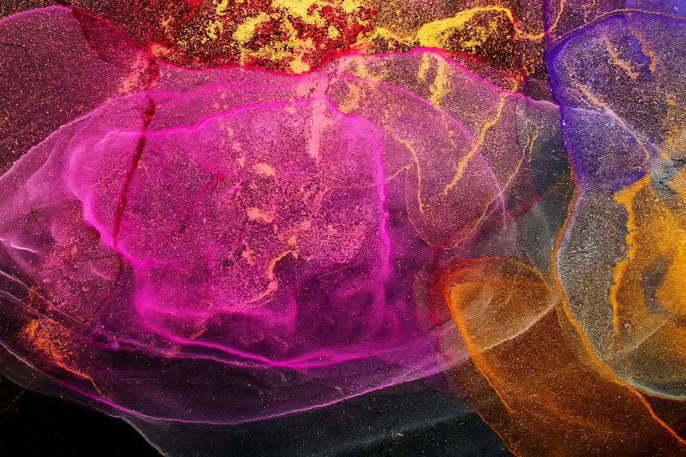 Tablou canvas: Culori Vibrante în Abstracție Dinamică - Thumbnail 2