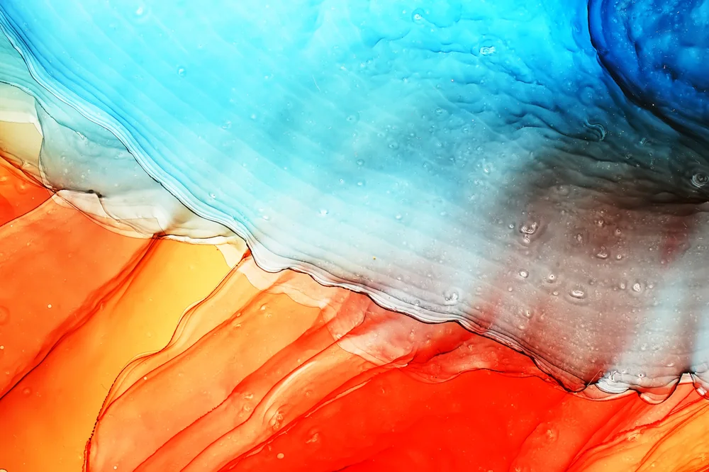 Tablou canvas: Vârtej de Culori Vibrante - Thumbnail 2