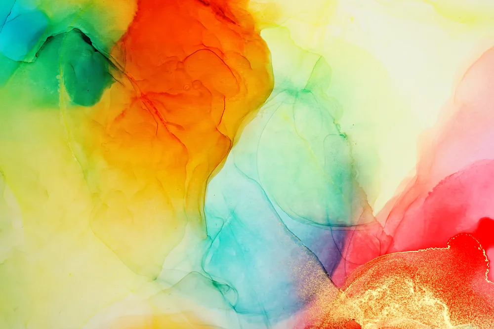 Tablou canvas: Explozie de Culori Abstracte - Thumbnail 2