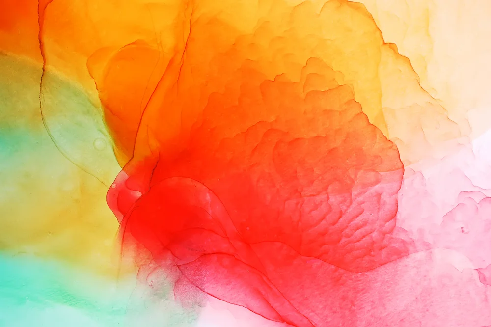 Tablou canvas: Explozie de Culori în Tonuri Calde - Thumbnail 2