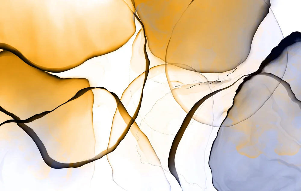 Tablou canvas: Compoziție Abstractă în Tonuri de Chihlimbar - Thumbnail 2