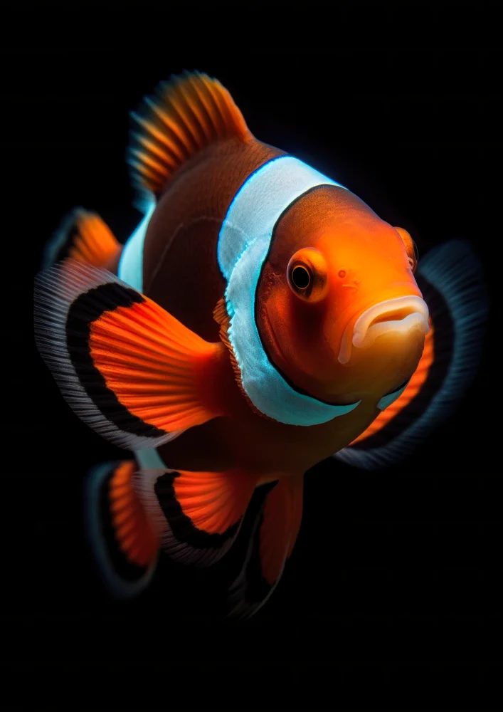 Tablou canvas: Pește Clovn în Lumină Vibrantă - Thumbnail 2