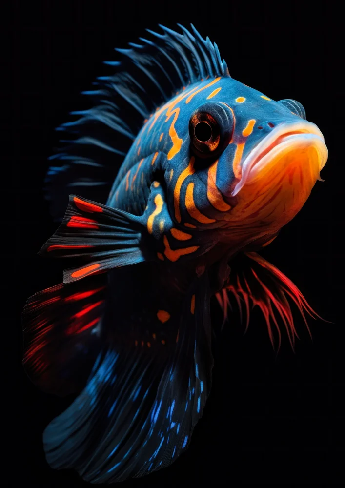 Tablou canvas: Pește Exotic în Culori Vibrante - Thumbnail 2