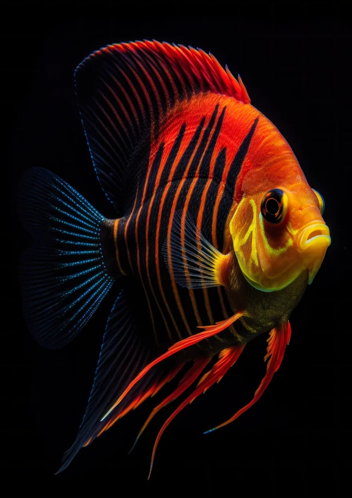 Tablou canvas: Pește Exotic în Culori Vii - Thumbnail 2