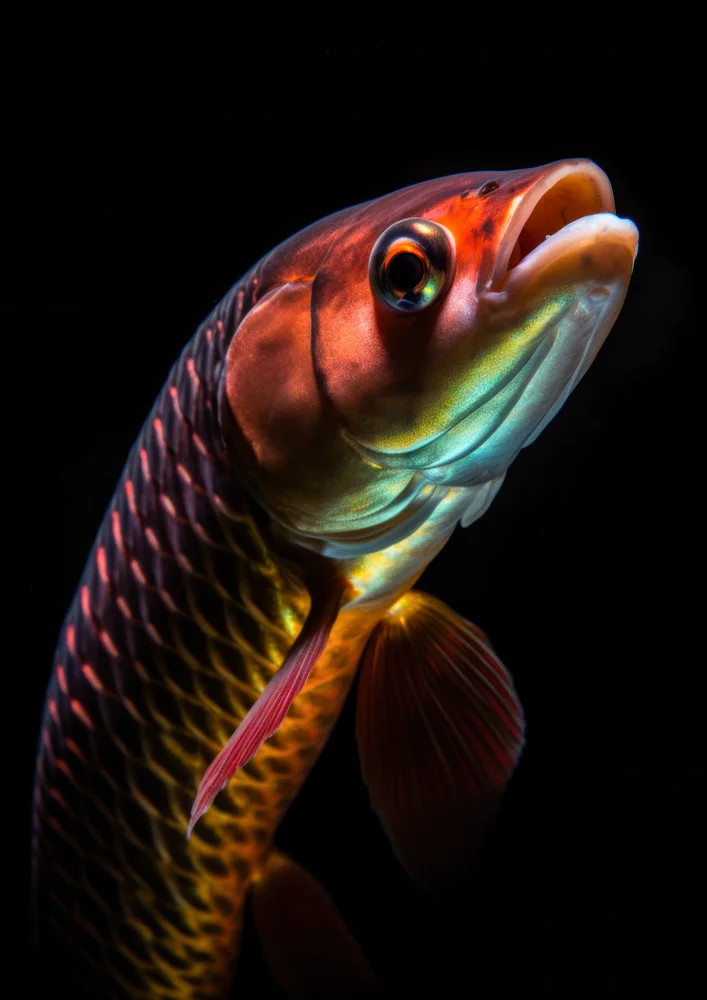 Tablou canvas: Portret Realist de Pește Exotic - Thumbnail 2