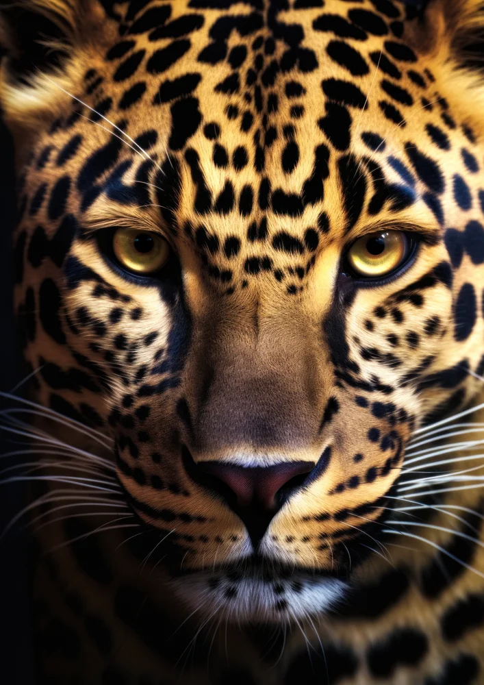 Tablou canvas: Portret Realist de Leopard - Thumbnail 2