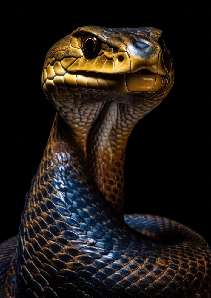 Tablou canvas: Portret Realist de Cobra - Thumbnail 2