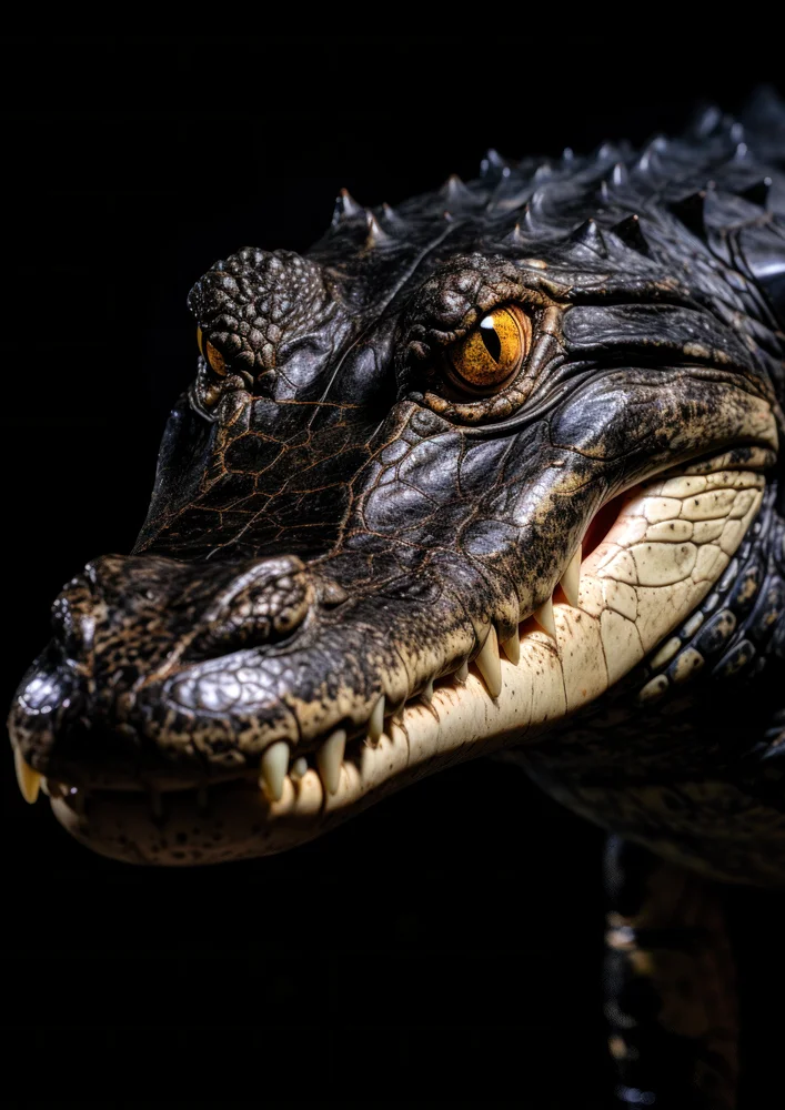 Tablou canvas: Portret Detaliat de Aligator (2) - Thumbnail 2