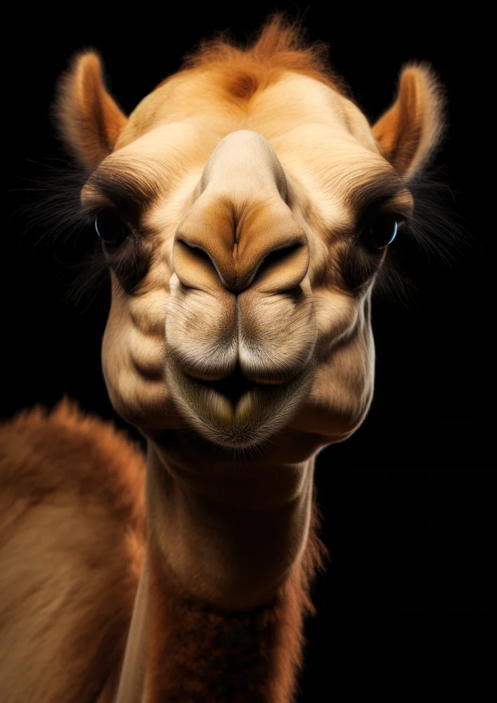 Tablou canvas: Portret de Cămilă în Prim Plan - Thumbnail 2