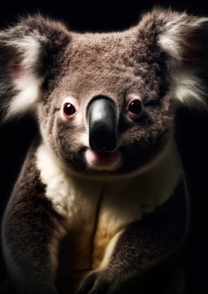 Tablou canvas: Portret de Koala în Detalii Realiste (2) - Thumbnail 2