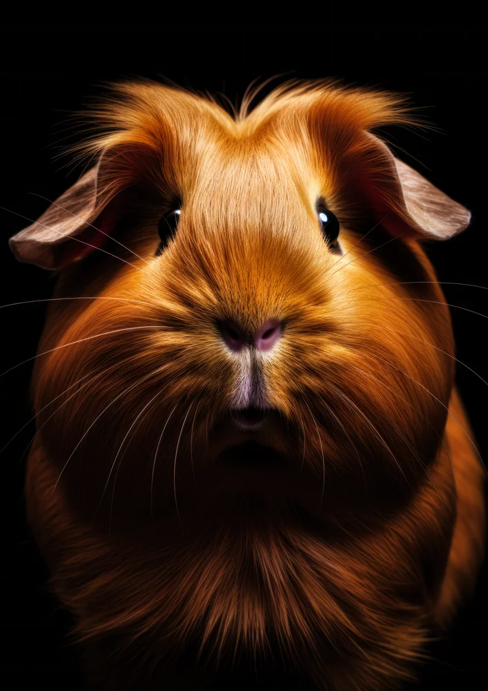 Tablou canvas: Portret Realist de Porcușor de Guineea - Thumbnail 2