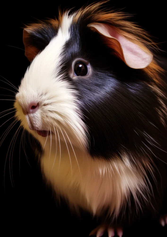 Tablou canvas: Portret Realist de Porcușor de Guineea (2) - Thumbnail 2