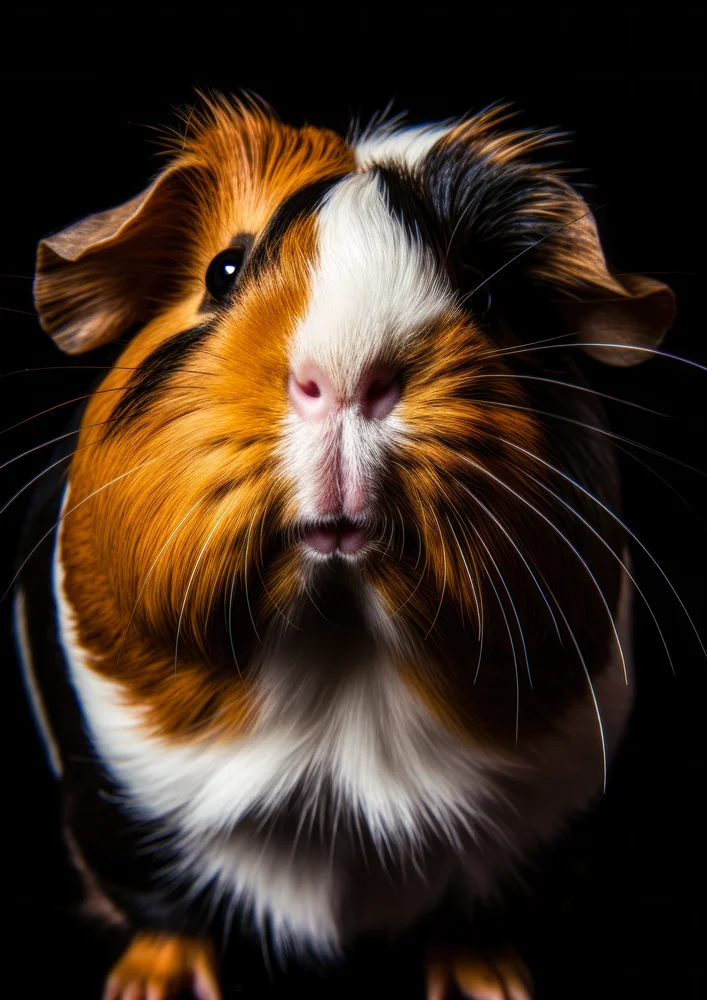 Tablou canvas: Portret De Porcușor de Guineea - Thumbnail 2