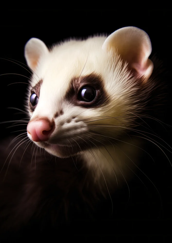 Tablou canvas: Portret Jder pe Fundal Negru - Thumbnail 2