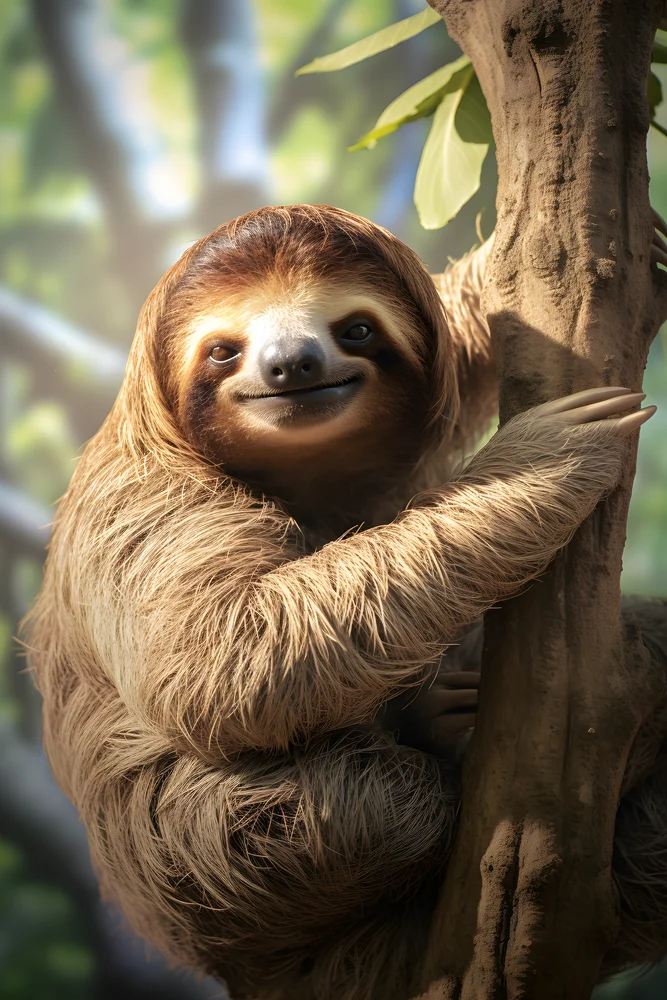 Tablou canvas: Portret Lenes Agățat de Copac - Thumbnail 2