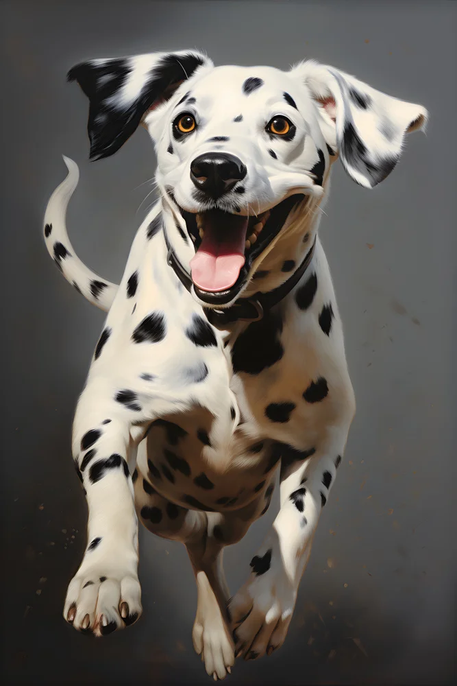 Tablou canvas: Dalmațian Vesel în Mișcare - Thumbnail 2