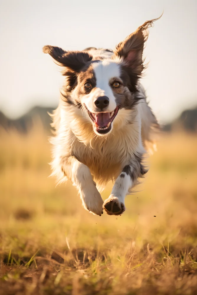 Tablou canvas: Câine în Alergare la Apus - Thumbnail 2