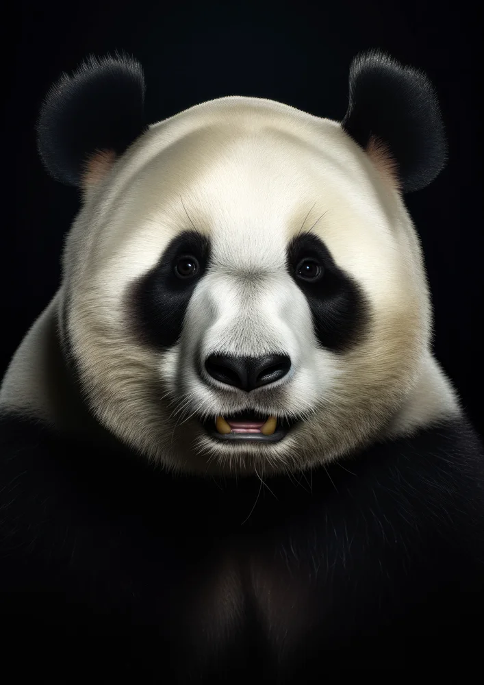 Tablou canvas: Portret Realist de Panda - Thumbnail 2