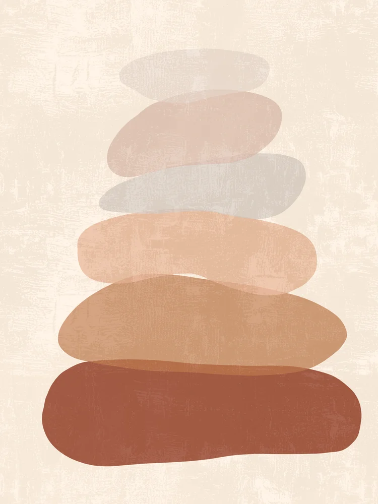 Tablou canvas: Stivuire de Forme în Tablă Boemă - Thumbnail 2