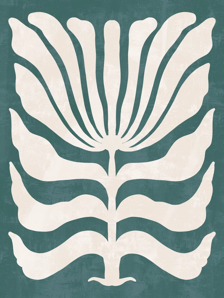 Tablou canvas: Design Abstract Bohemian în Trei Culori - Thumbnail 2