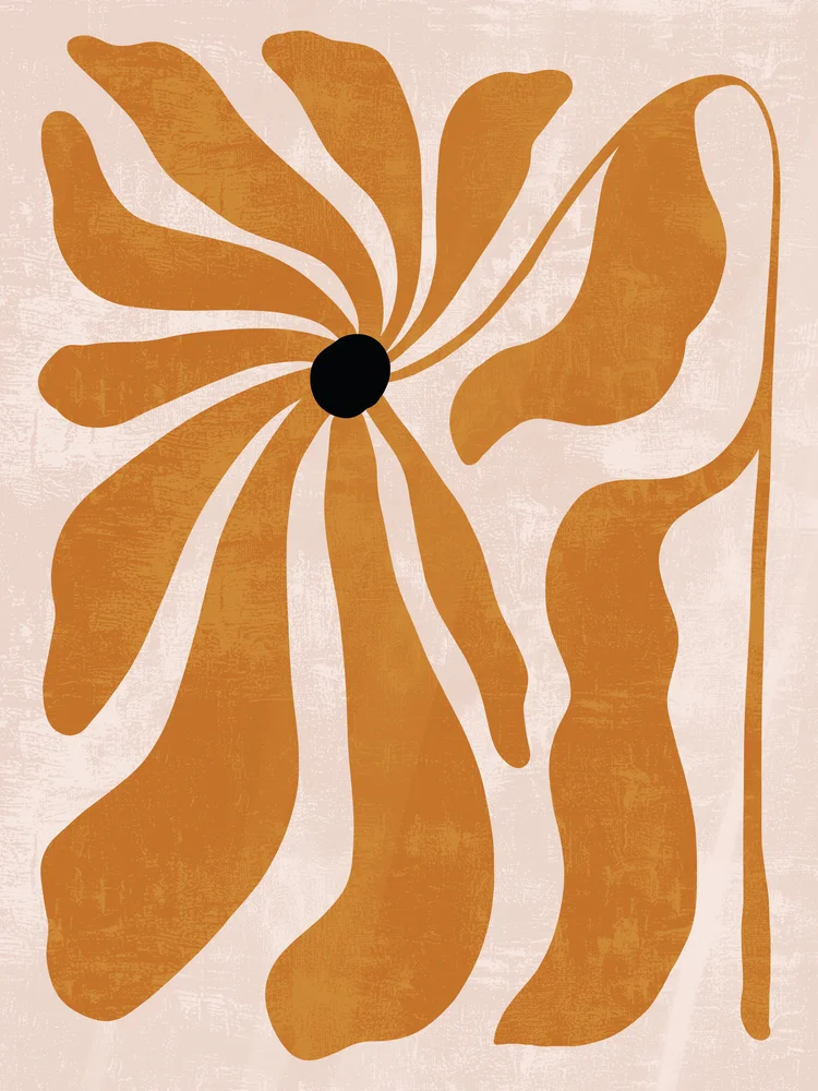 Tablou canvas: Floare Abstractă în Tablou Boem (2) - Thumbnail 2