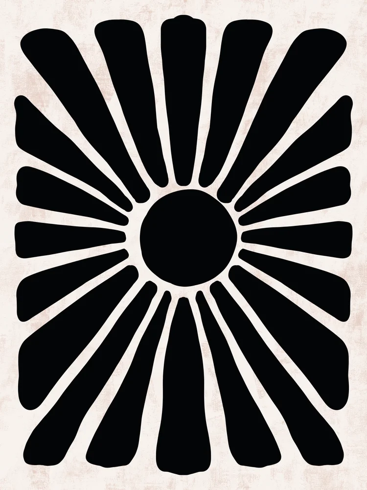 Tablou canvas: Design Boem Abstract în Alb-Negru - Thumbnail 2