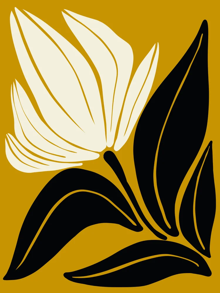 Tablou canvas: Floare Abstractă în Tonuri Boeme - Thumbnail 2