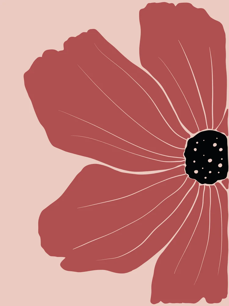 Tablou canvas: Floare Boemă în Tenta Roz - Thumbnail 2