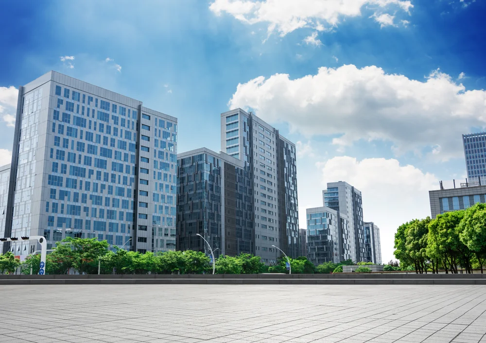 Tablou canvas: Silhouette Modernă a Orașului Ziua - Thumbnail 2