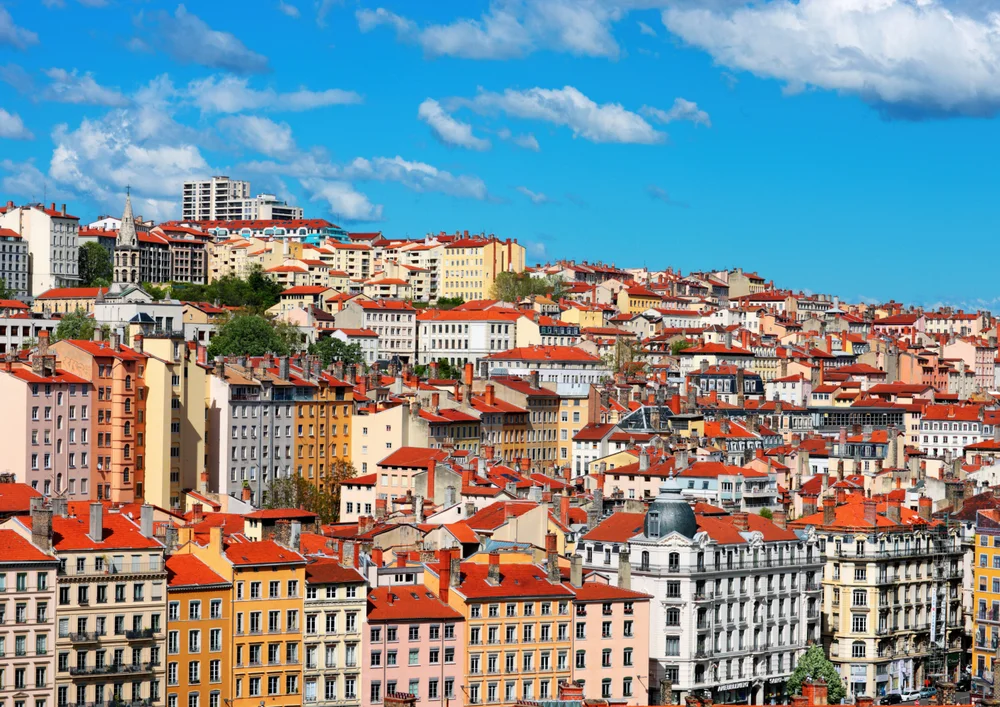 Tablou canvas: Panoramă Colorată a Orașului Lyon - Thumbnail 2