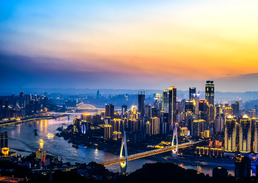 Tablou canvas: Panoramă Urbană la Apus 5 - Thumbnail 2