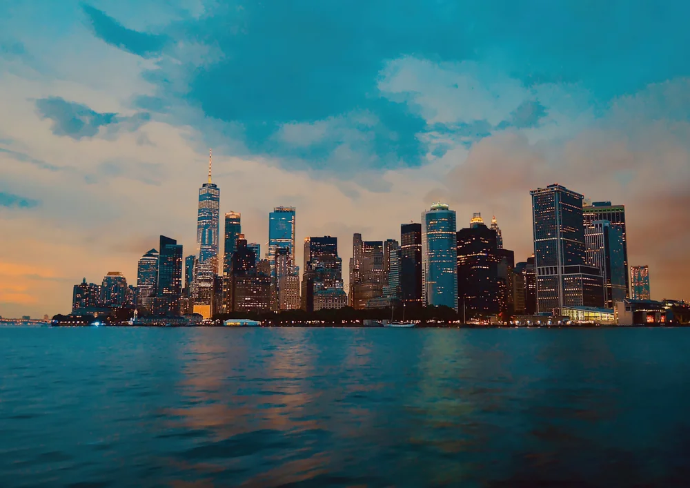 Tablou canvas: Panoramă Urbană la Apus 6 - Thumbnail 2