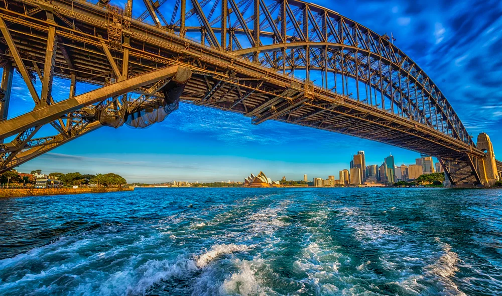 Tablou canvas: Podul Harbour din Sydney la Apus - Thumbnail 2